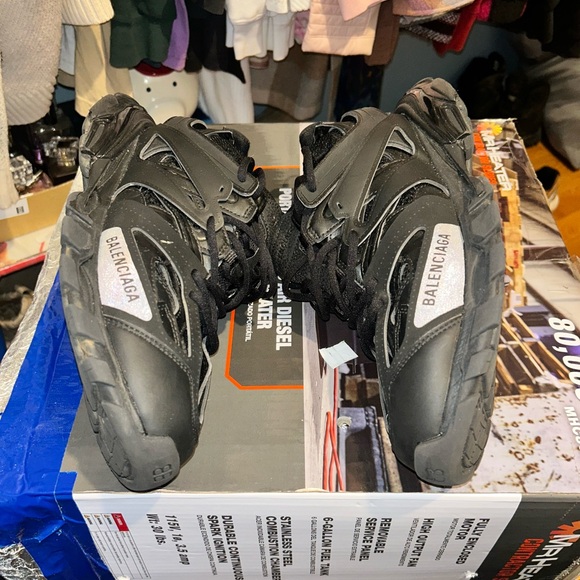 Balenciaga Black Trail Sneakers - Picture 5 of 13